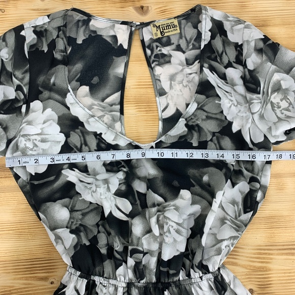 Show Me Your Mumu Rainey Mini Dress in Blossom Bling Sz S - Picture 13 of 15